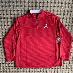 Alabama Crimson Tide Colosseum Pullover 1/4 Zip Men's X LARGE NWT